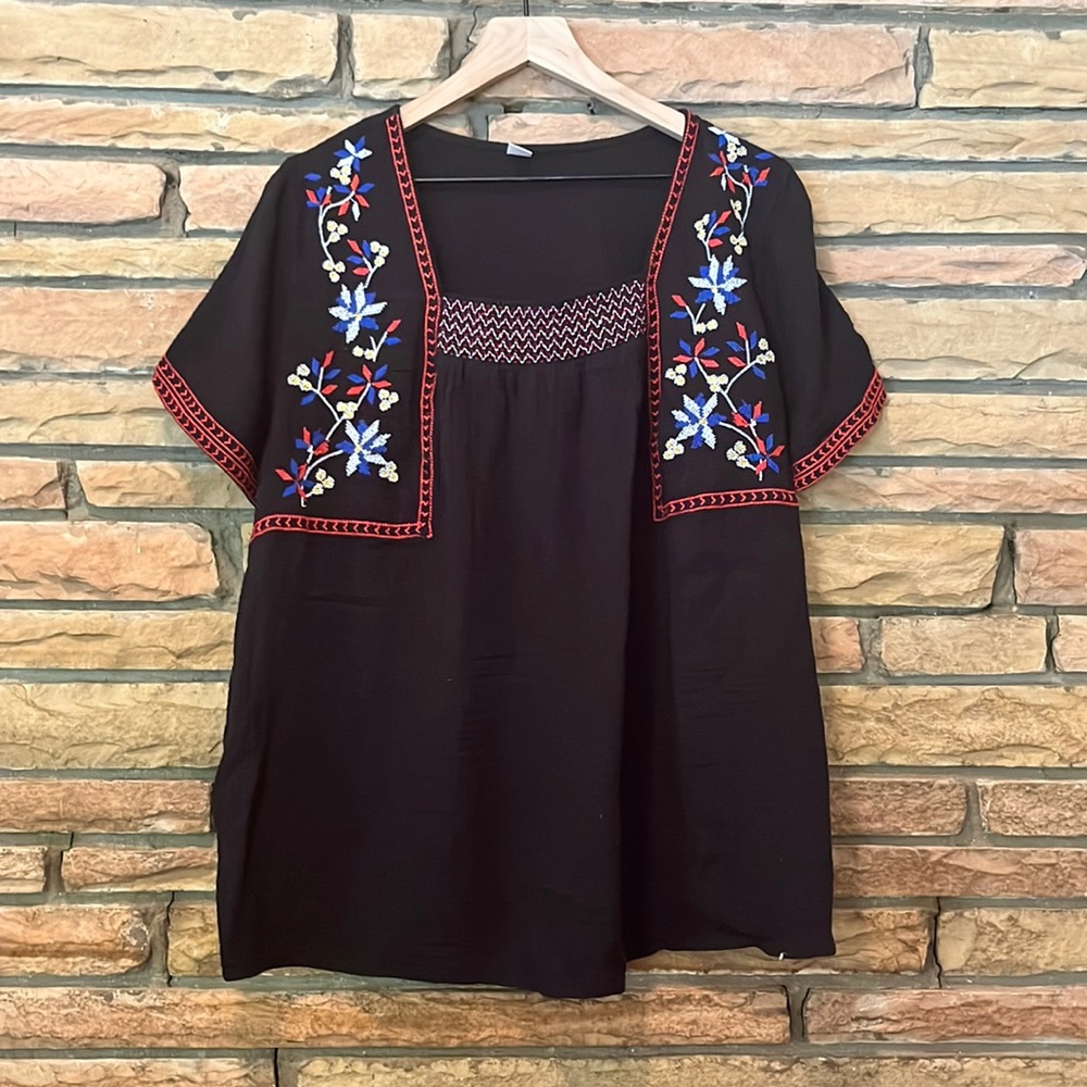 OLD NAVY || Gauzy Festive Top